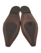 Brunello Cucinelli Suede Leather Trim Embellishment Mules