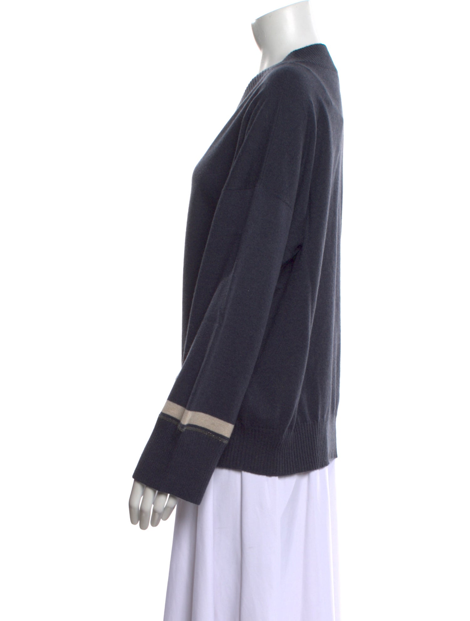 Brunello Cucinelli Cashmere V-Neck Sweater w/ Tags