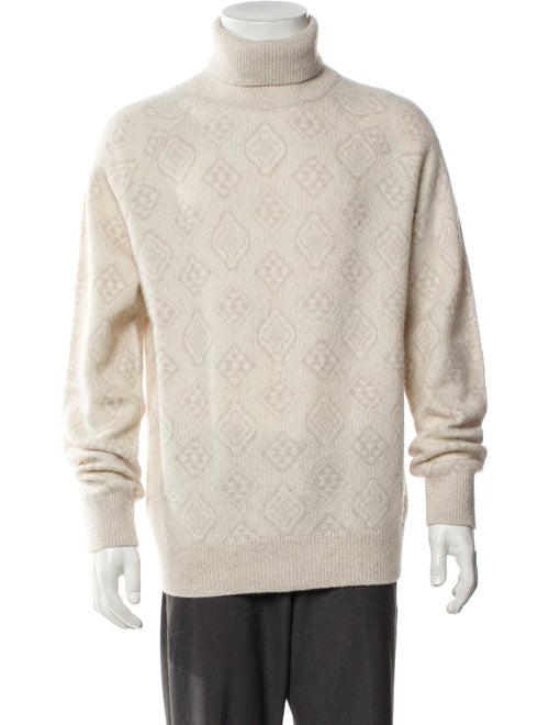 Brunello Cucinelli Patterned Turtleneck Pullover