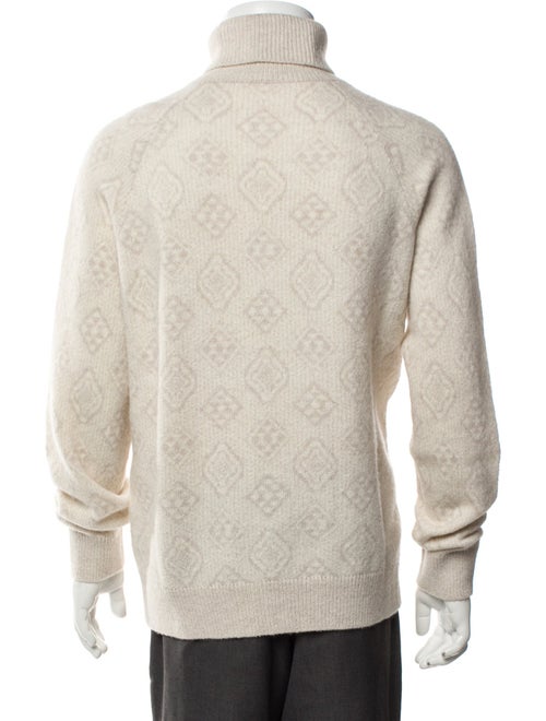 Brunello Cucinelli Patterned Turtleneck Pullover