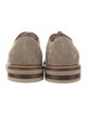 Brunello Cucinelli Suede Derby Shoes