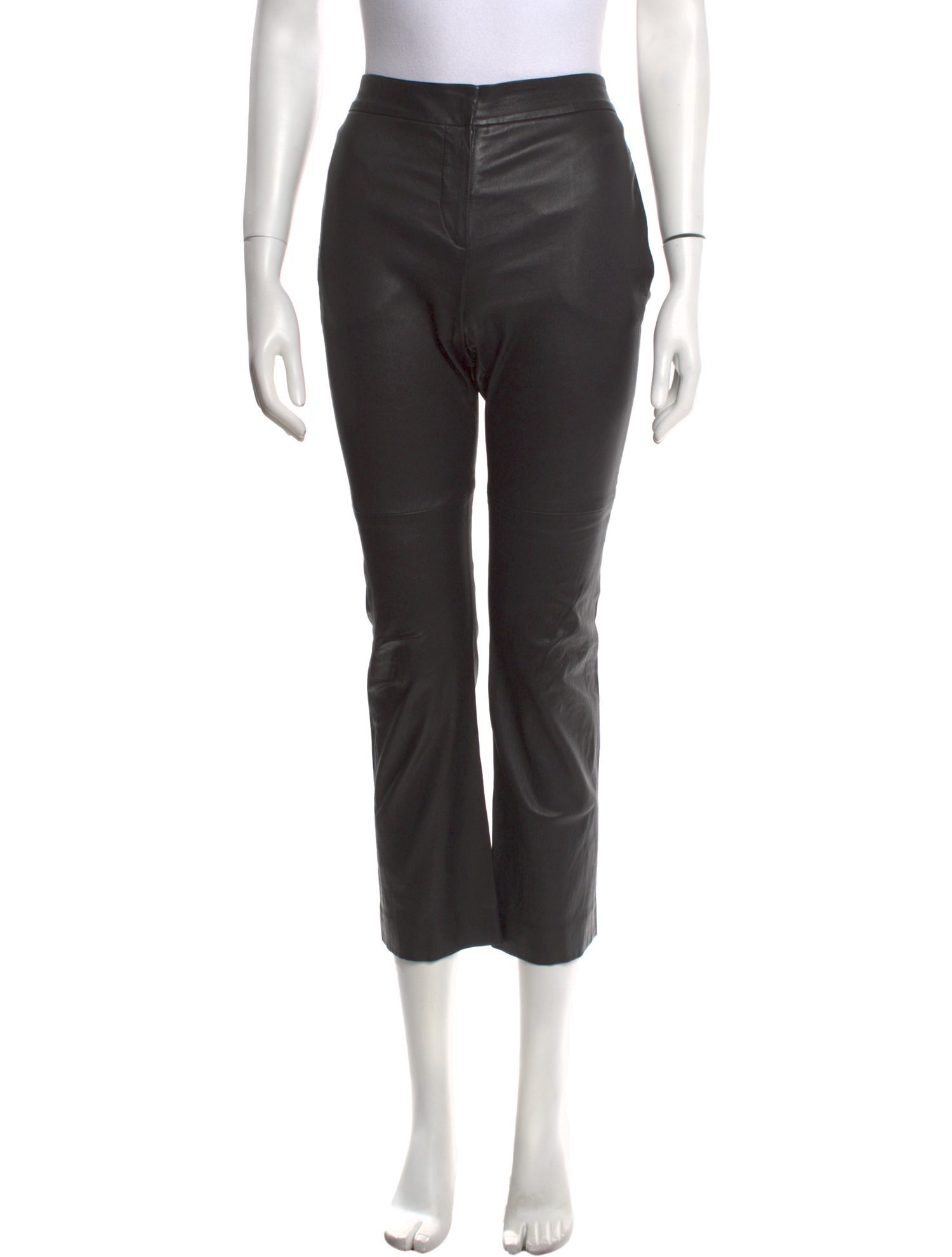 Brunello Cucinelli Leather Skinny Leg Pants