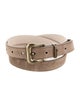 Brunello Cucinelli Skinny Suede Belt