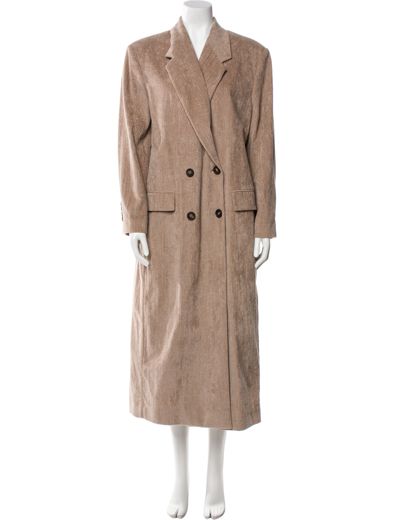 Brunello Cucinelli Corduroy Trench Coat