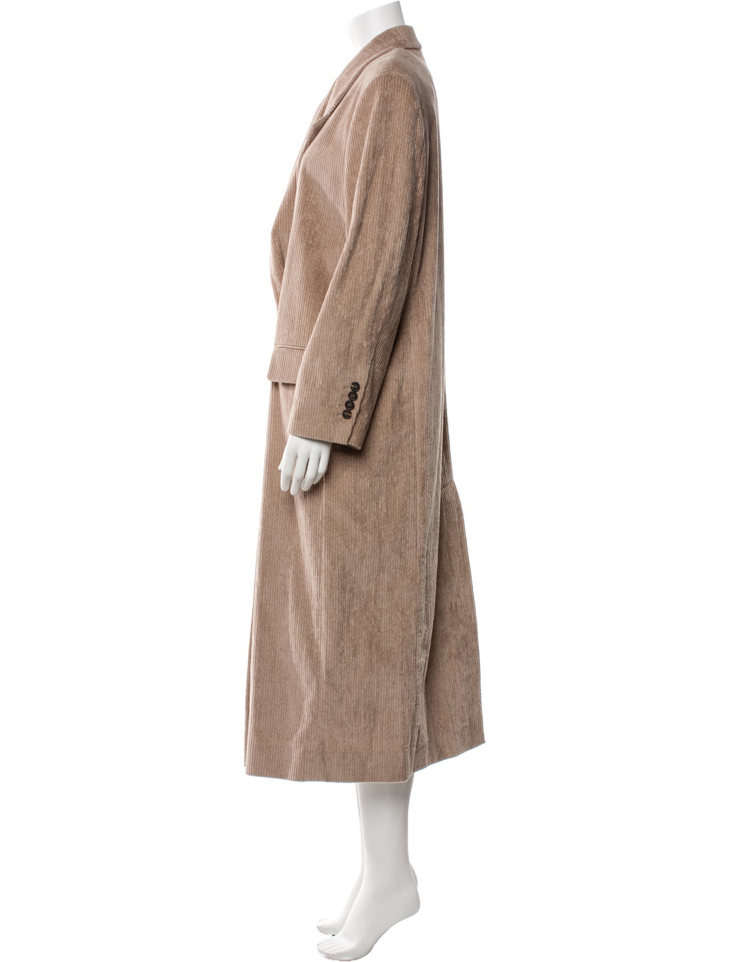 Brunello Cucinelli Corduroy Trench Coat