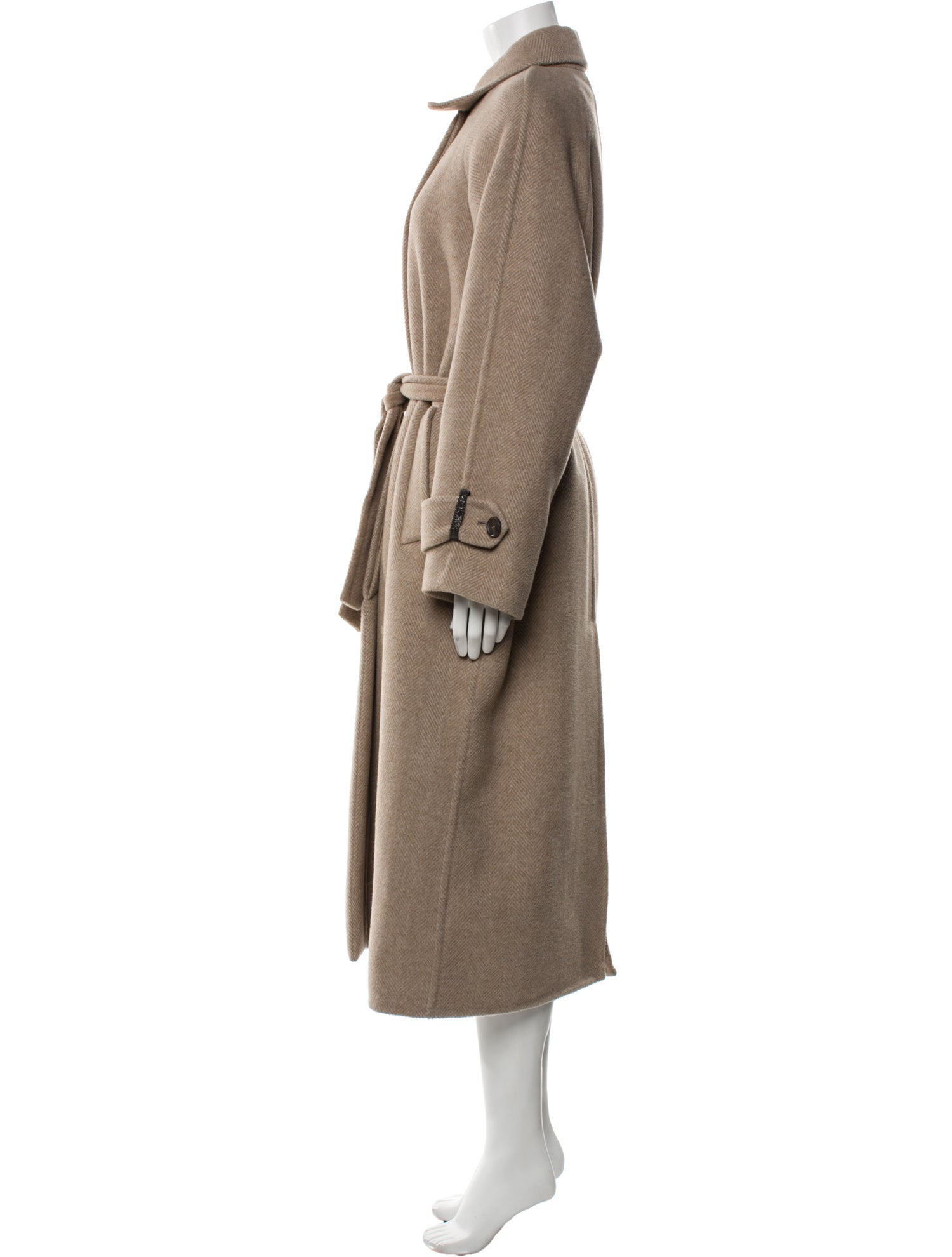 Brunello Cucinelli Wool Trench Coat