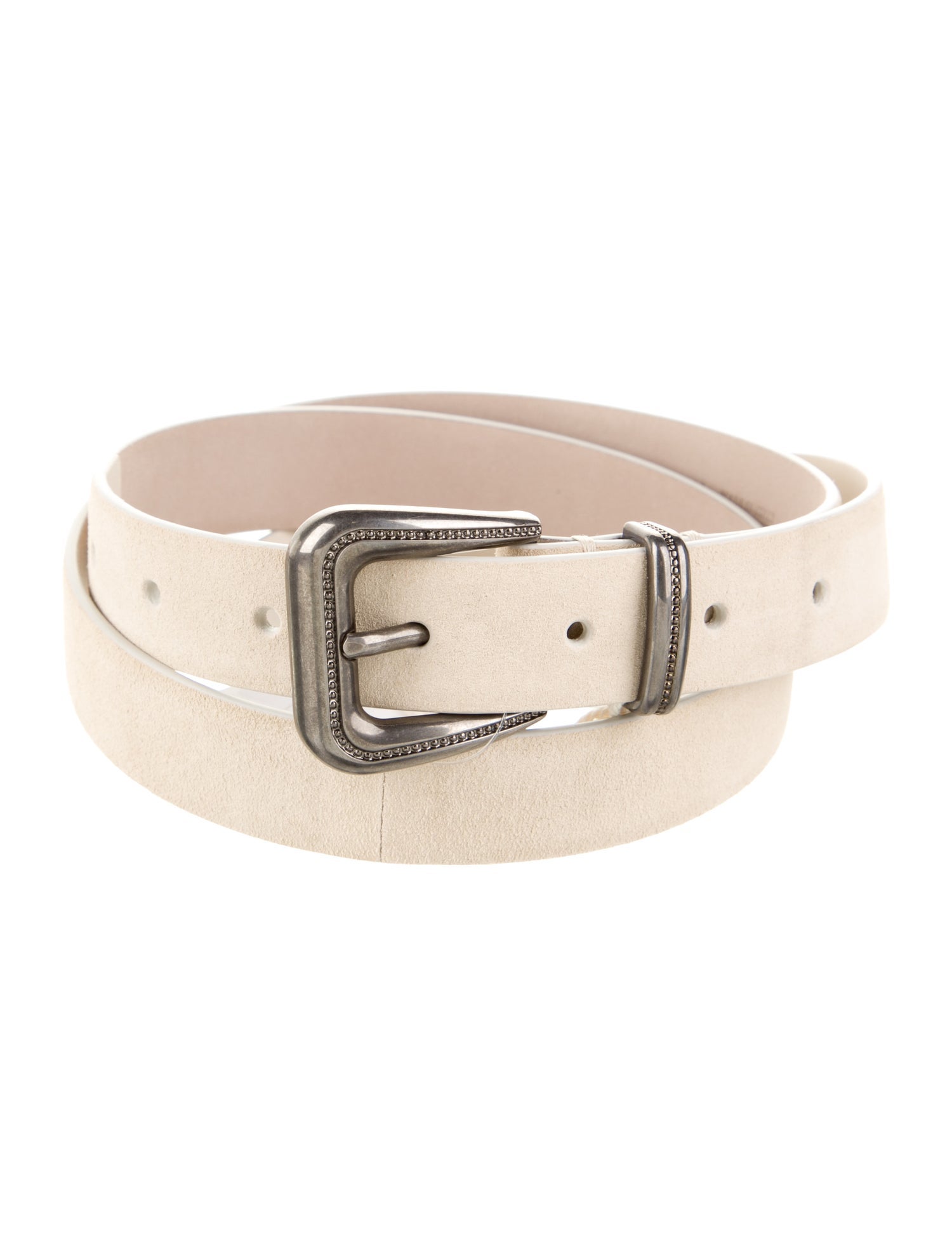 Brunello Cucinelli Skinny Suede Belt