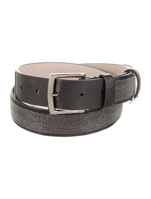 Brunello Cucinelli Skinny Leather Belt