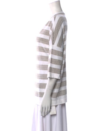 Brunello Cucinelli Linen Striped Tunic