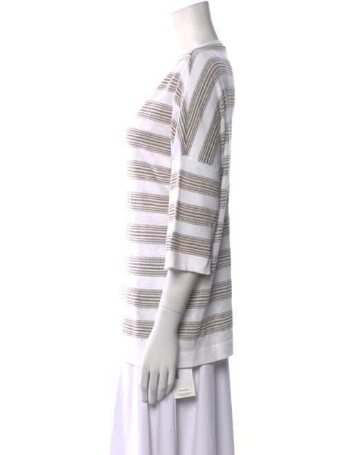 Brunello Cucinelli Linen Striped Tunic