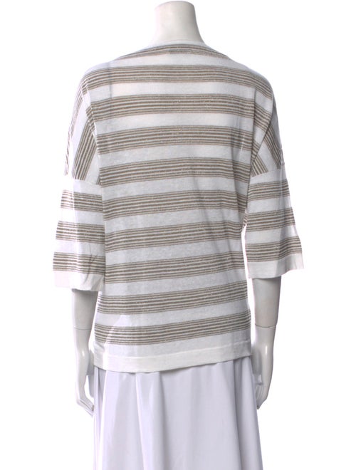 Brunello Cucinelli Linen Striped Tunic