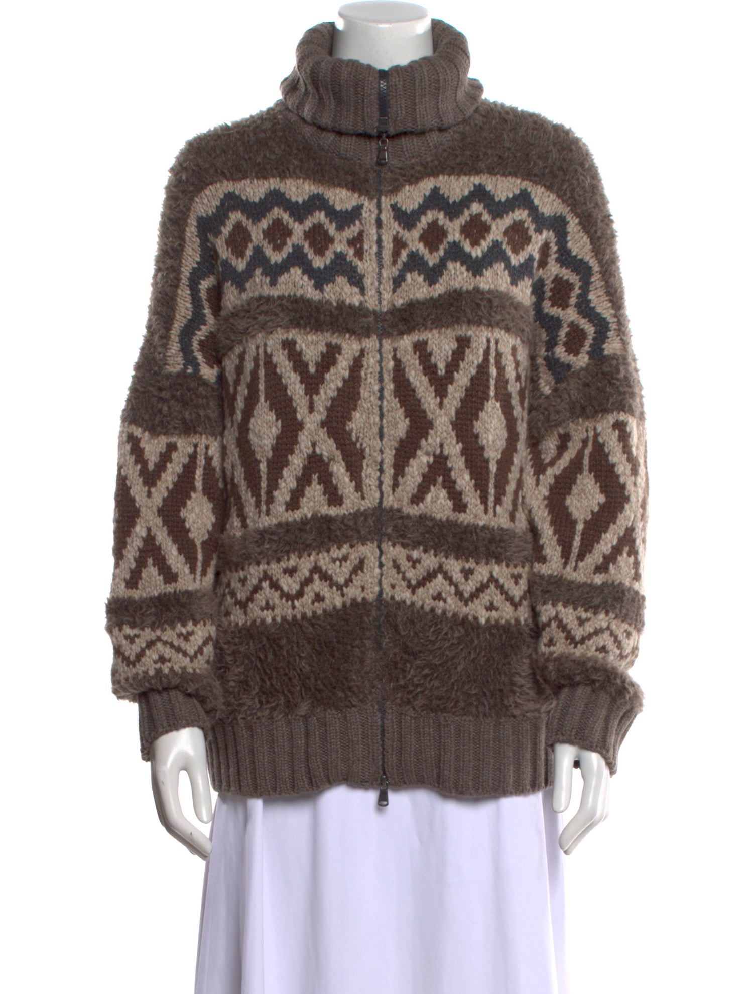 Brunello Cucinelli Cashmere Printed Sweater