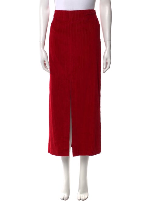 Brunello Cucinelli Corduroy Midi Length Skirt