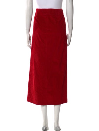Brunello Cucinelli Corduroy Midi Length Skirt