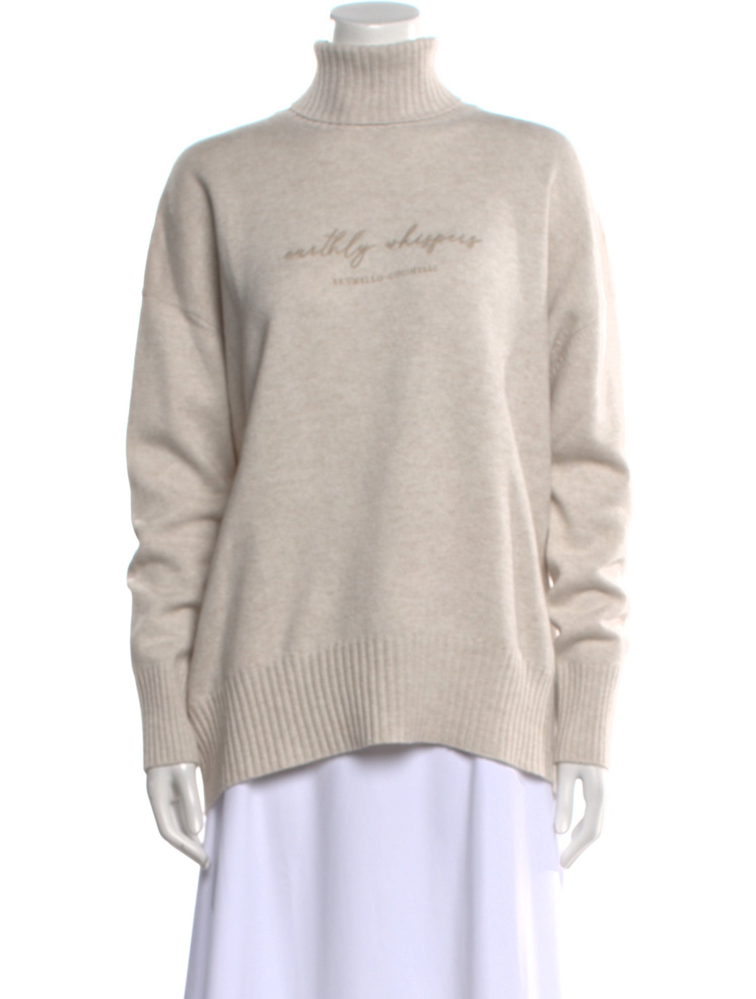 Brunello Cucinelli Virgin Wool Graphic Print Sweater w/ Tags