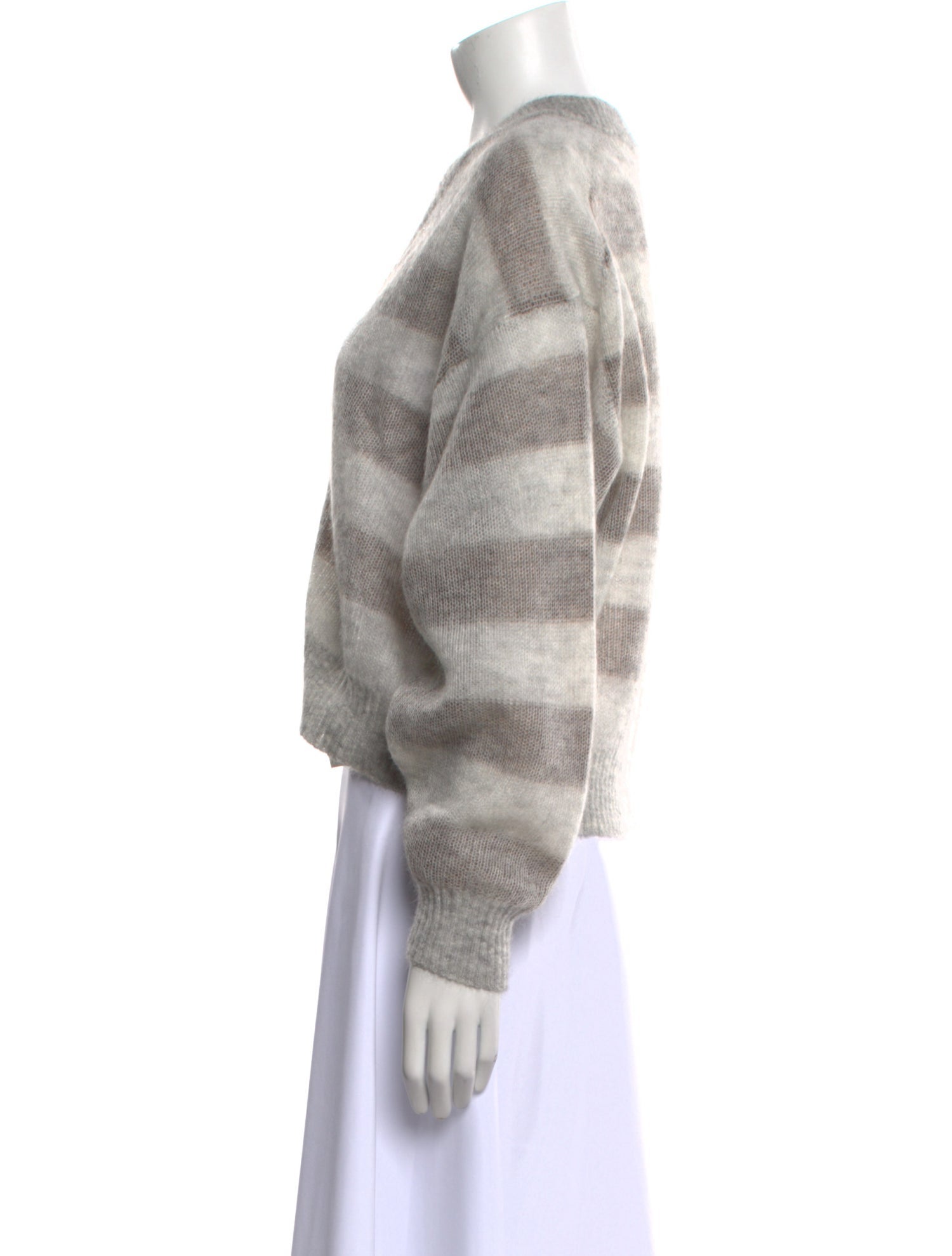 Brunello Cucinelli Mohair Striped Sweater w/ Tags