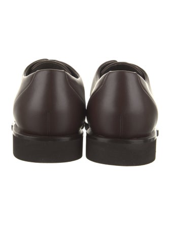 Brunello Cucinelli Leather Beaded Accents Oxfords