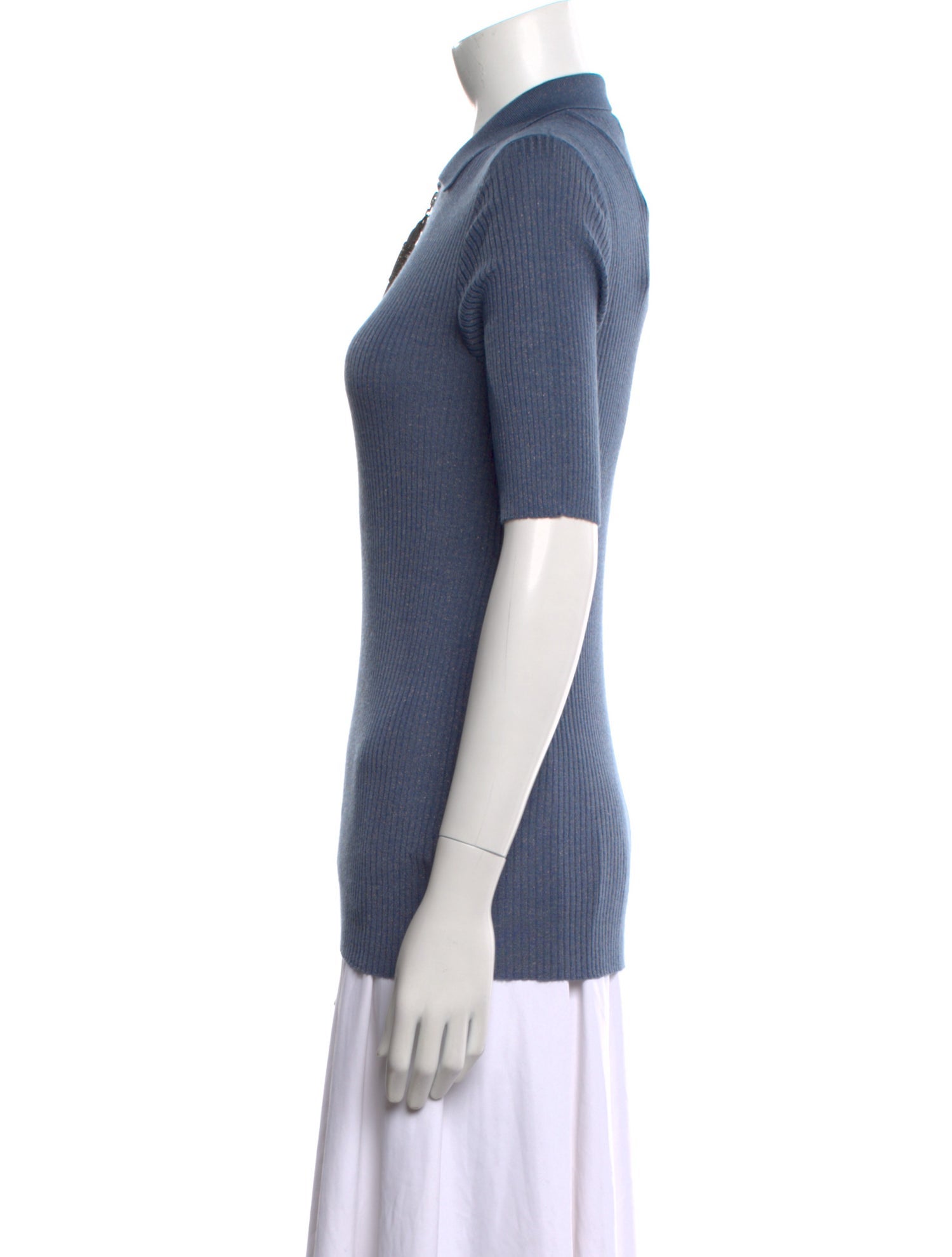 Brunello Cucinelli Cashmere Short Sleeve Polo w/ Tags