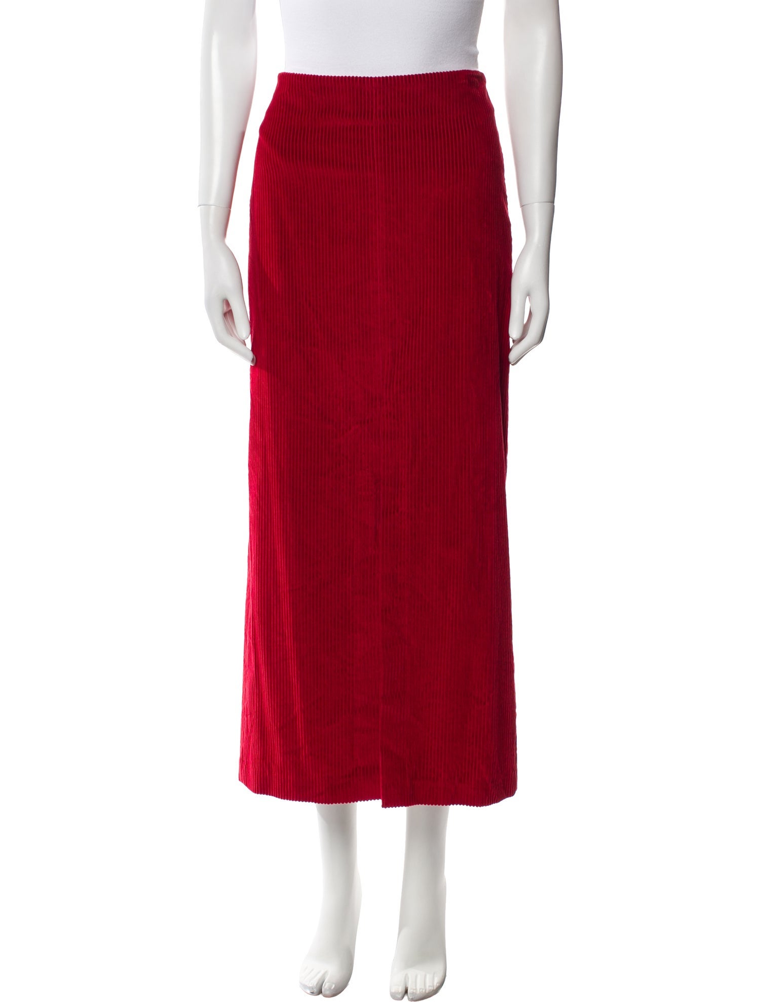 Brunello Cucinelli Corduroy Midi Length Skirt