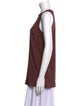 Brunello Cucinelli Silk Scoop Neck Top