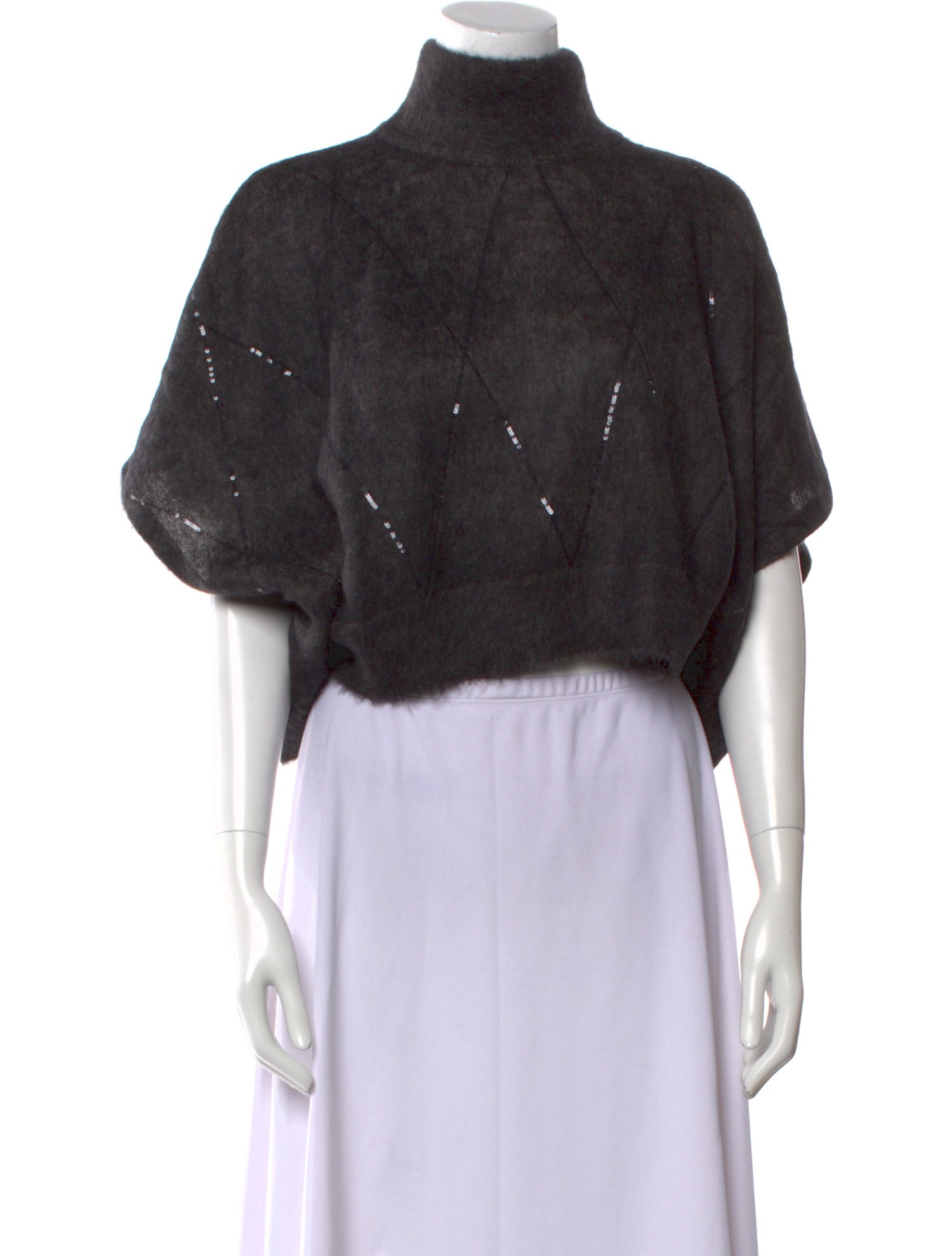 Brunello Cucinelli Mohair Turtleneck Sweater