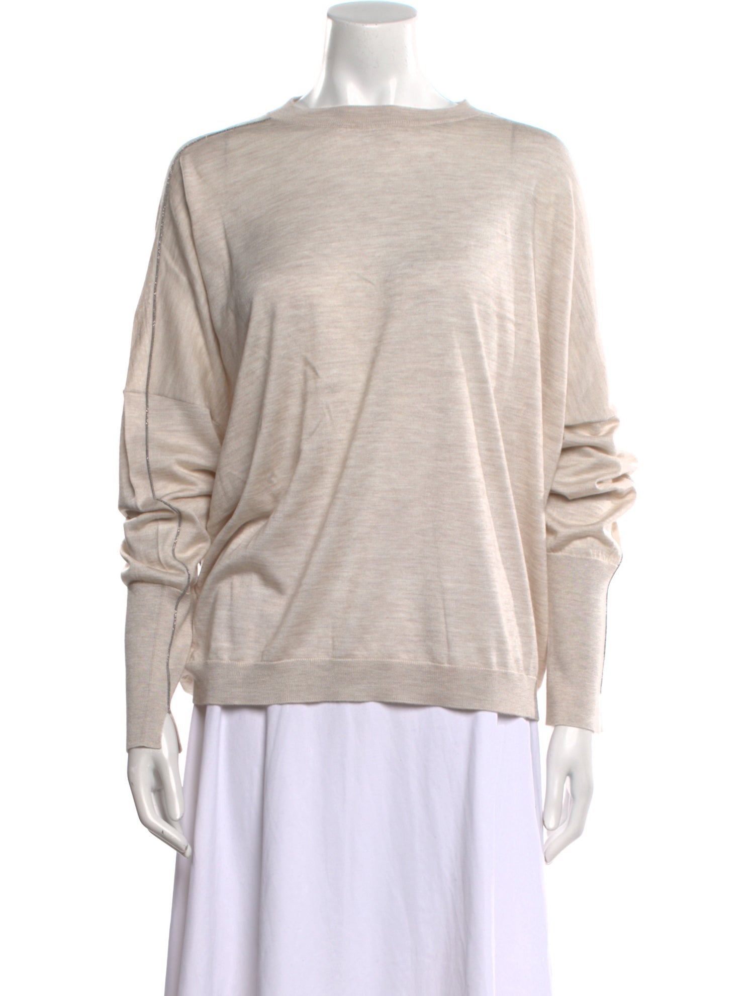 Brunello Cucinelli Cashmere Bateau Neckline Sweater