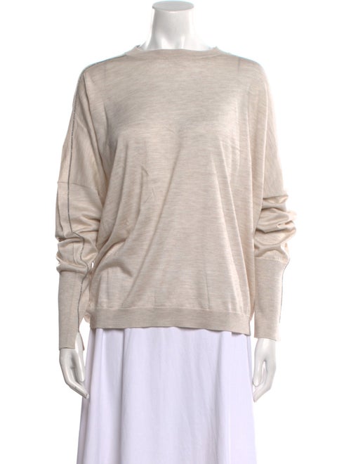 Brunello Cucinelli Cashmere Bateau Neckline Sweater