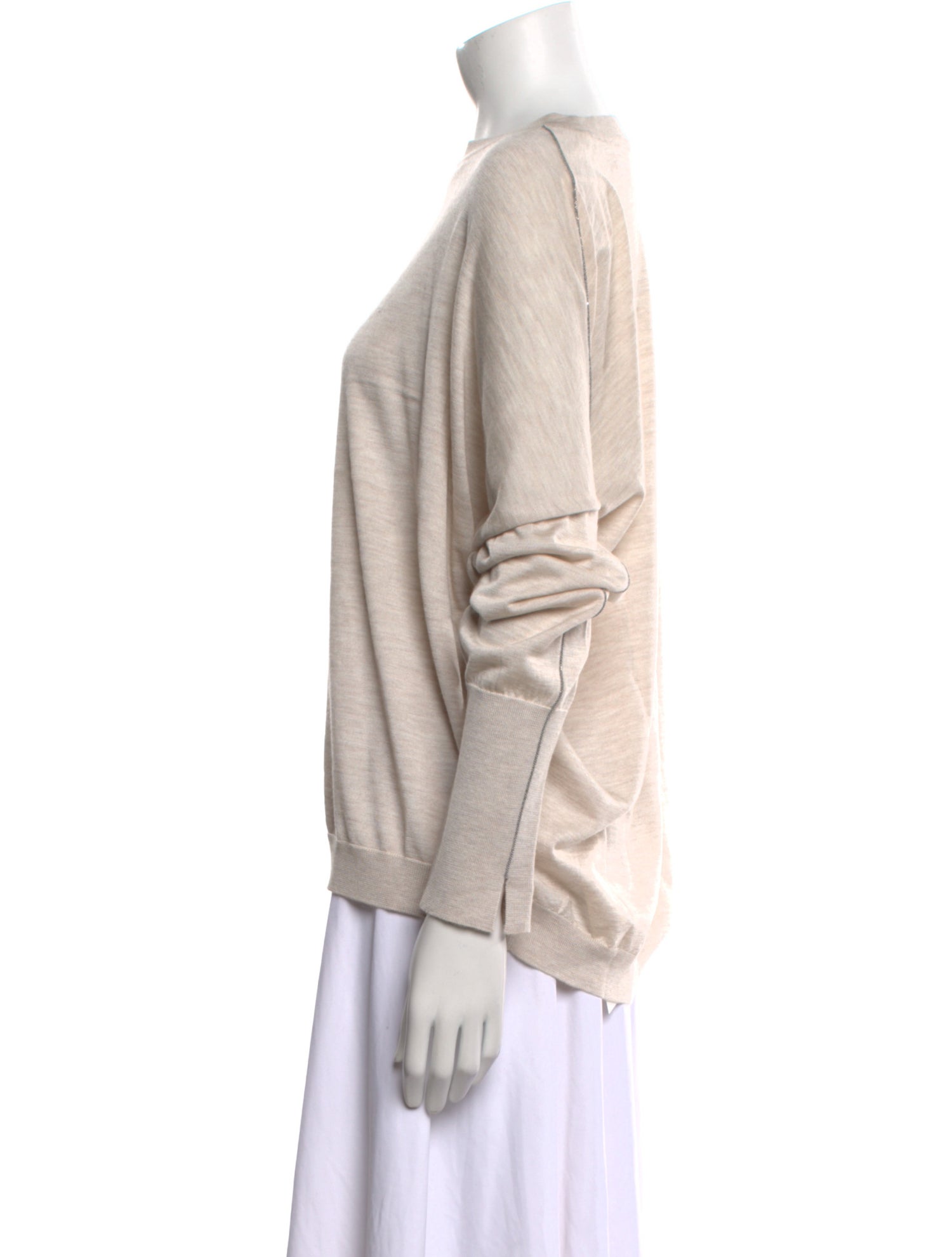 Brunello Cucinelli Cashmere Bateau Neckline Sweater