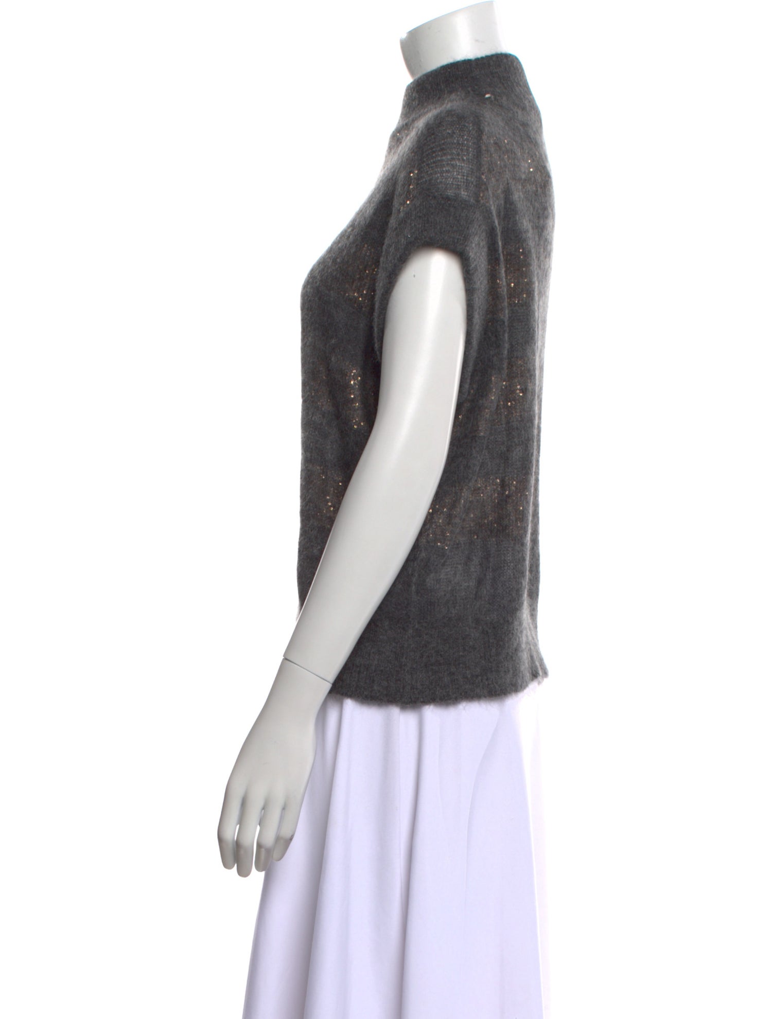 Brunello Cucinelli Mohair Striped Sweater