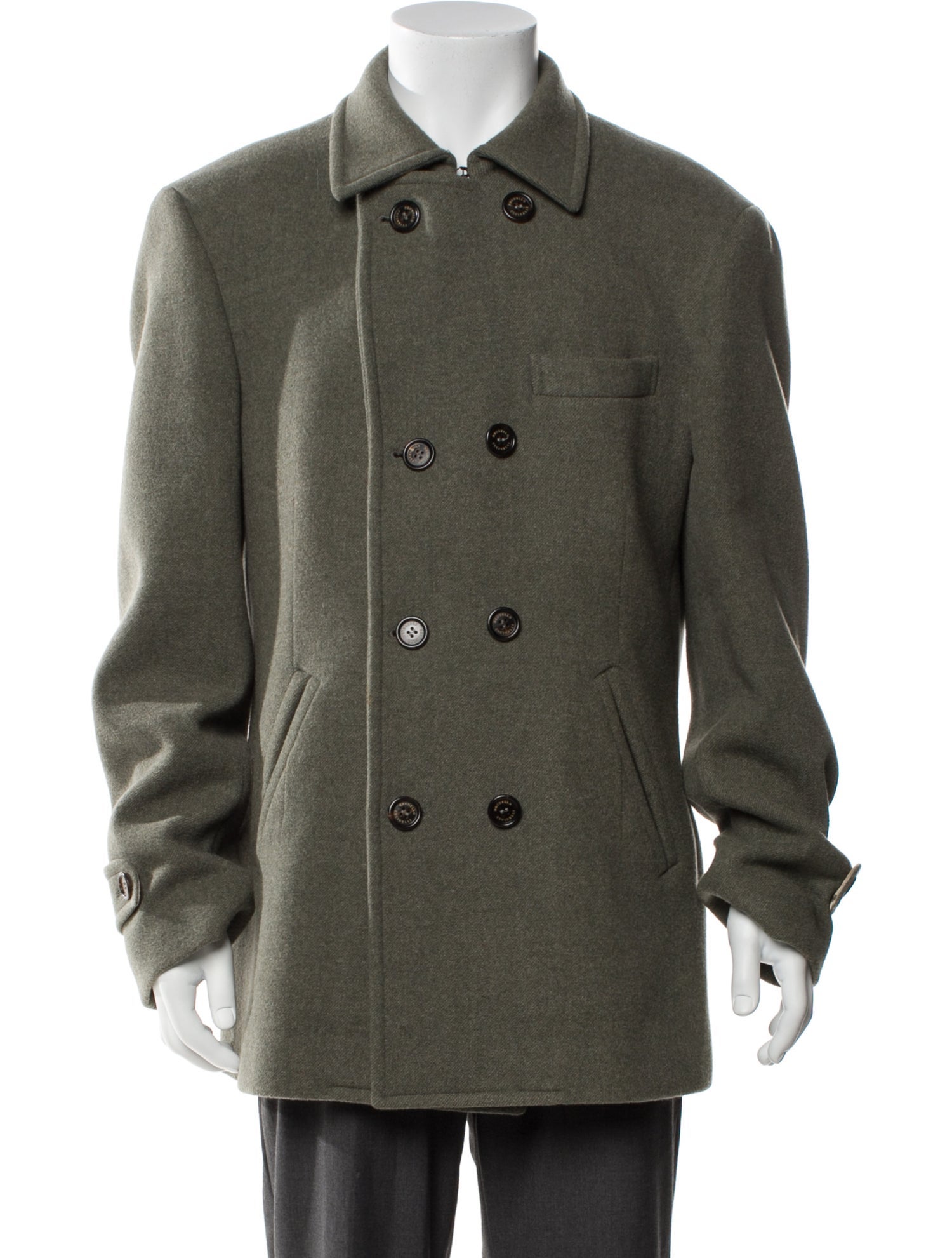 Brunello Cucinelli Wool Peacoat