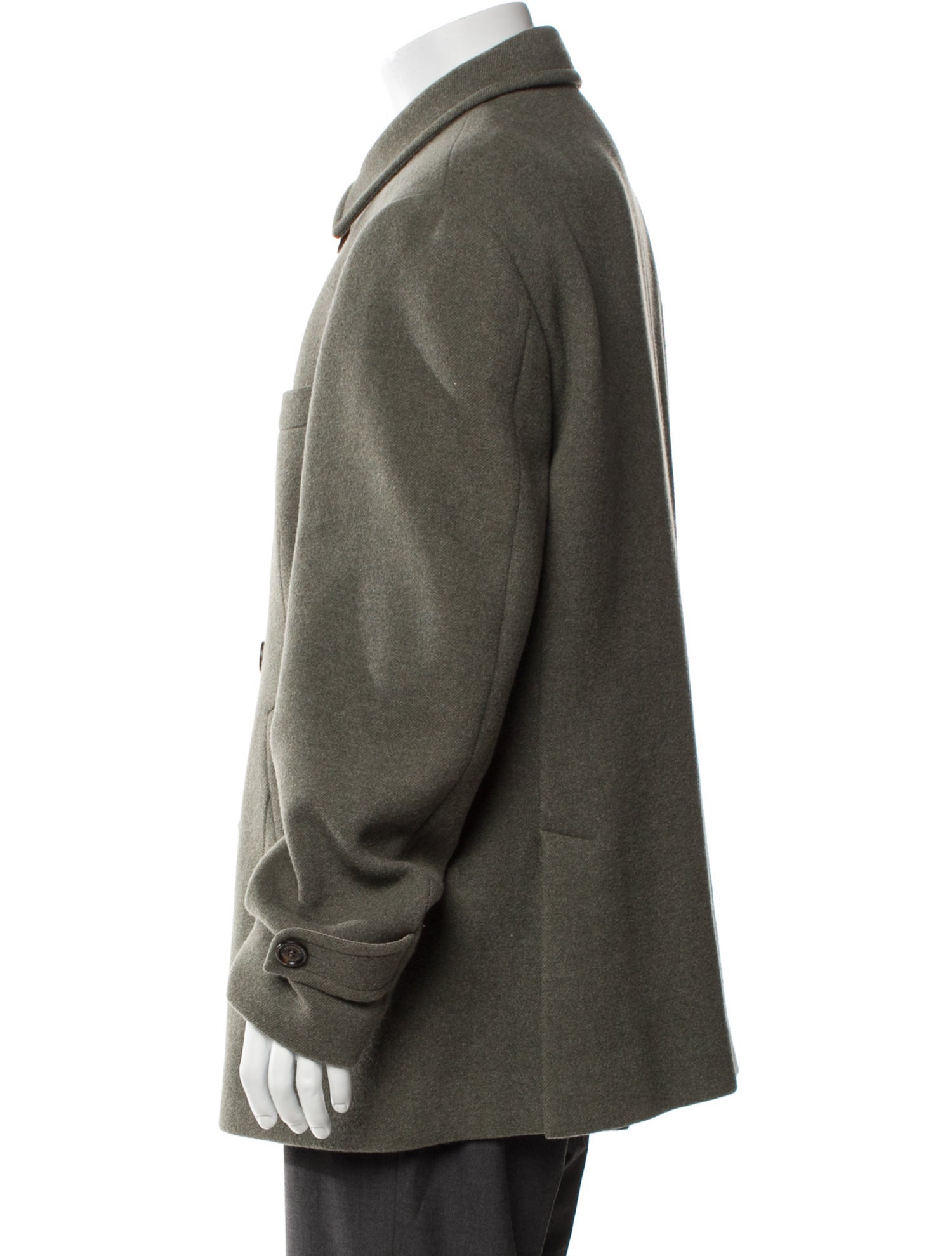 Brunello Cucinelli Wool Peacoat