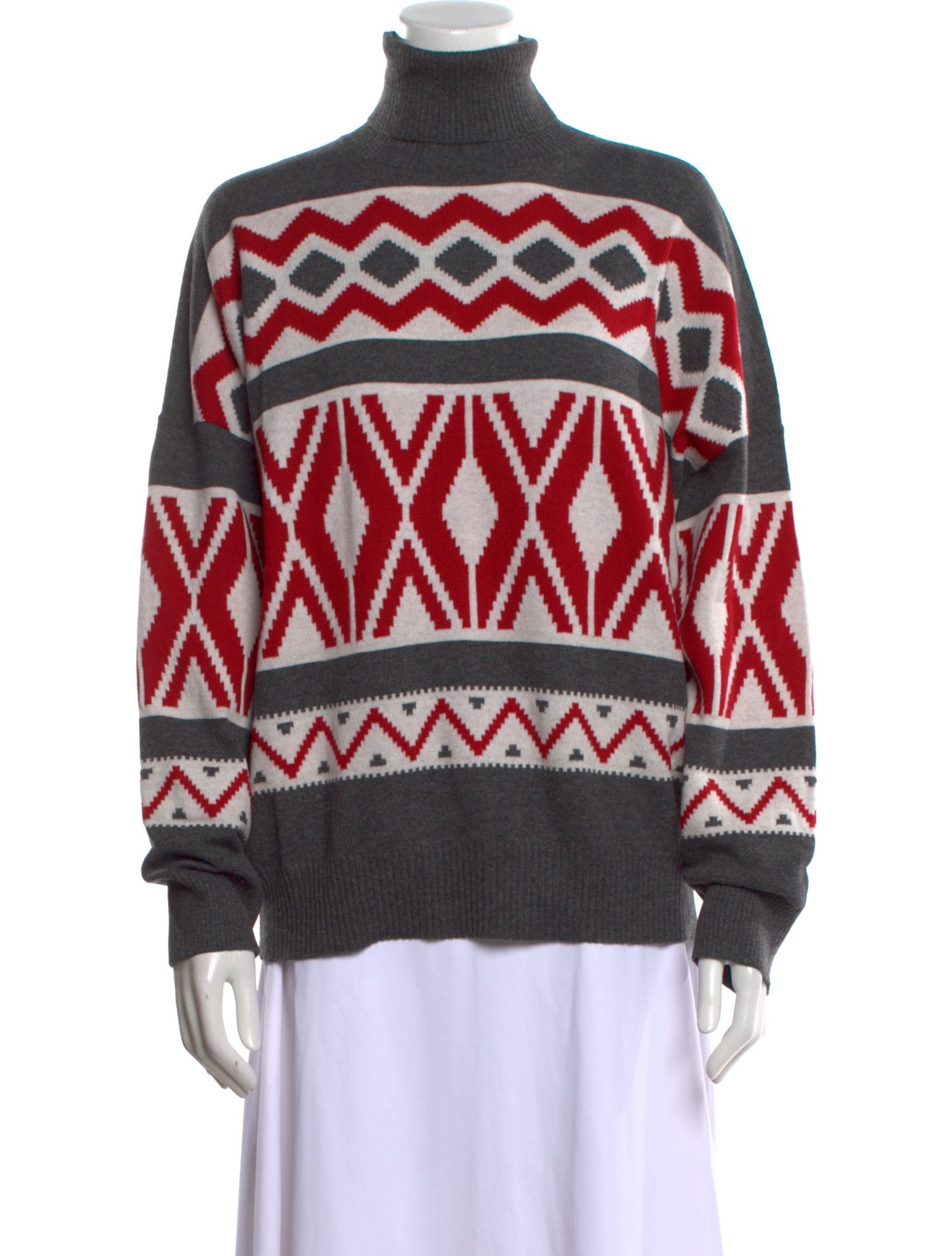 Brunello Cucinelli Wool Printed Sweater
