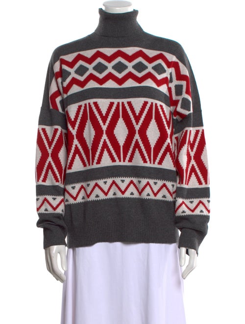 Brunello Cucinelli Wool Printed Sweater