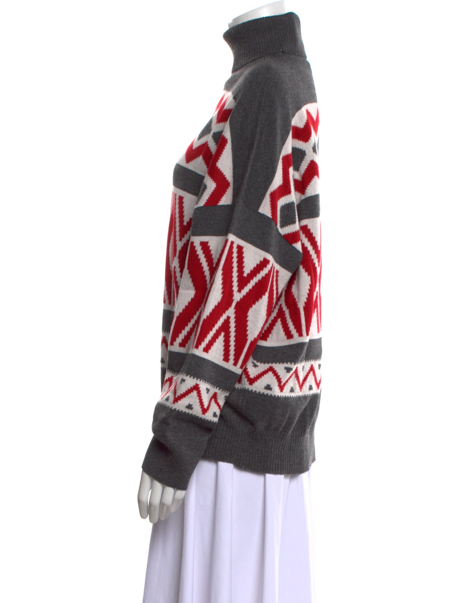 Brunello Cucinelli Wool Printed Sweater