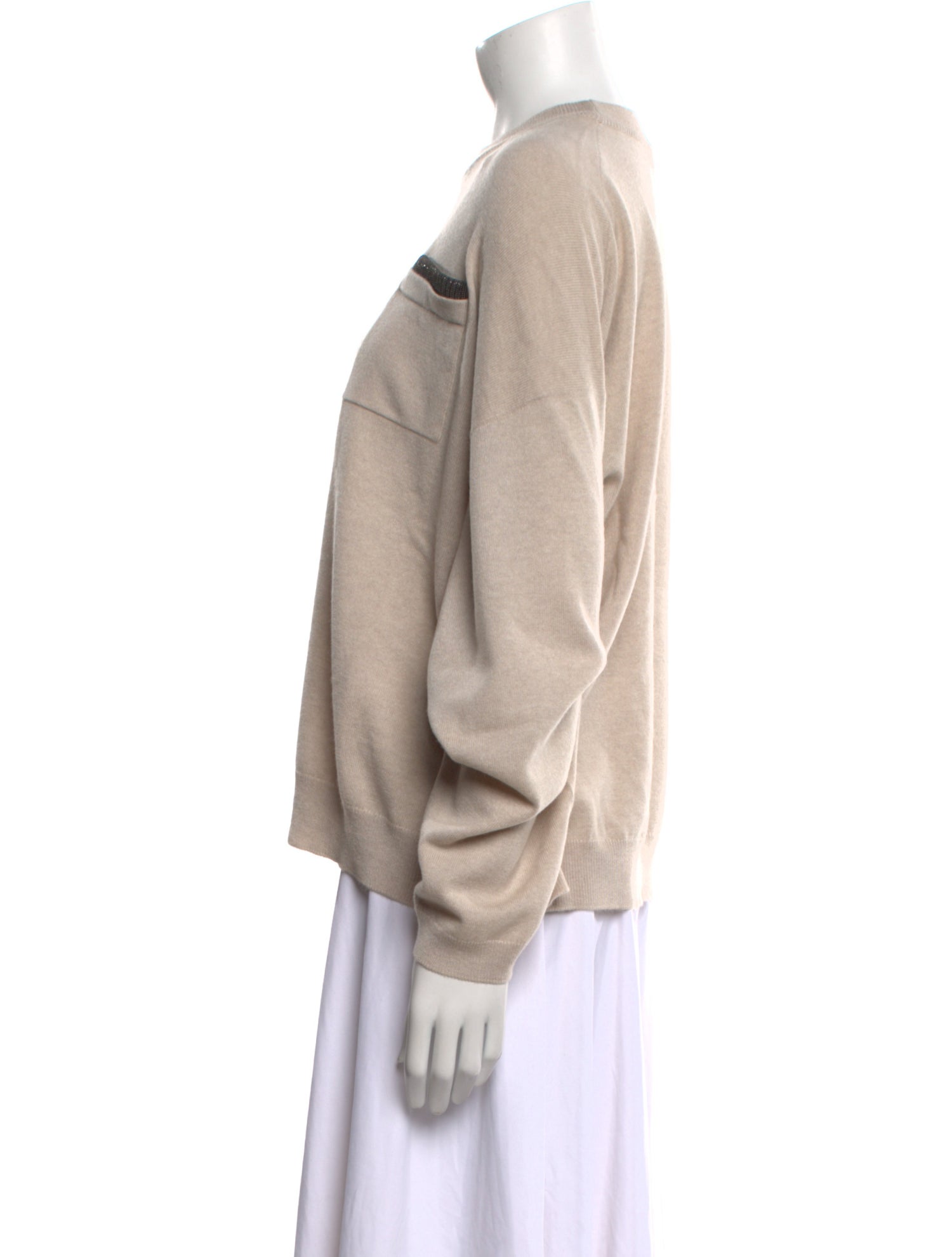 Brunello Cucinelli Cashmere Mock Neck Sweater w/ Tags