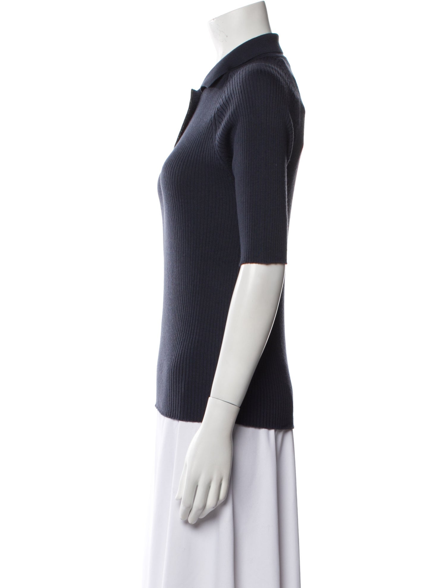 Brunello Cucinelli Virgin Wool Short Sleeve Polo w/ Tags