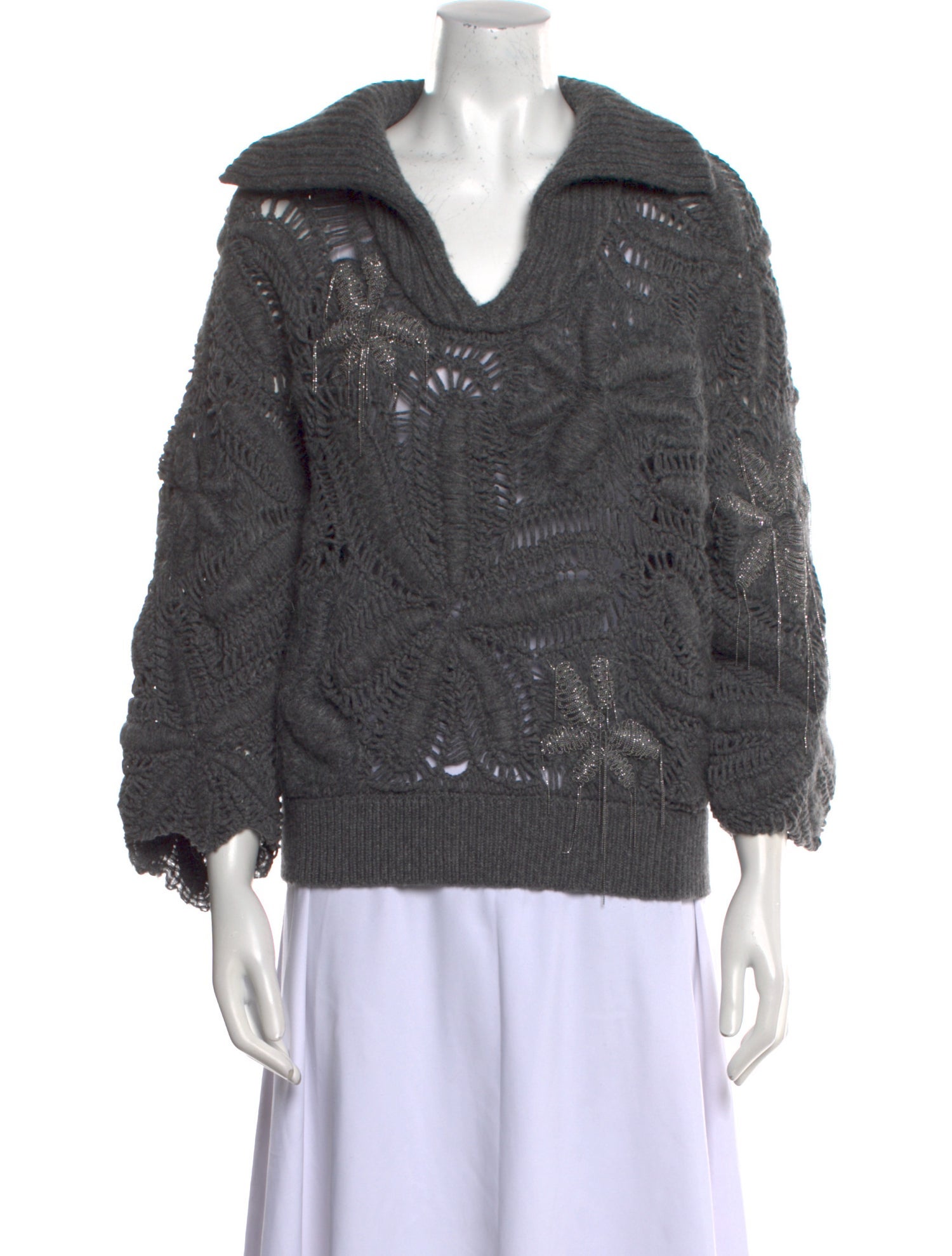 Brunello Cucinelli Cashmere Cowl Neck Sweater w/ Tags