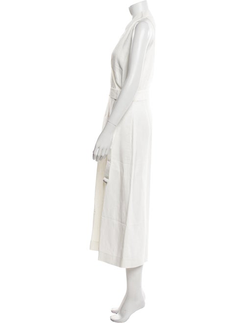 Brunello Cucinelli Tie Neck Long Dress