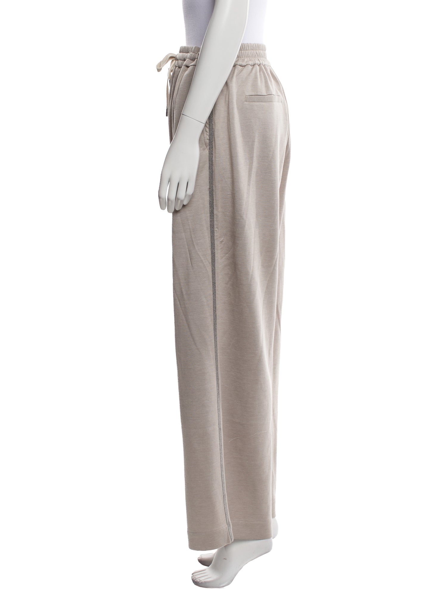 Brunello Cucinelli Beaded Accents Sweatpants
