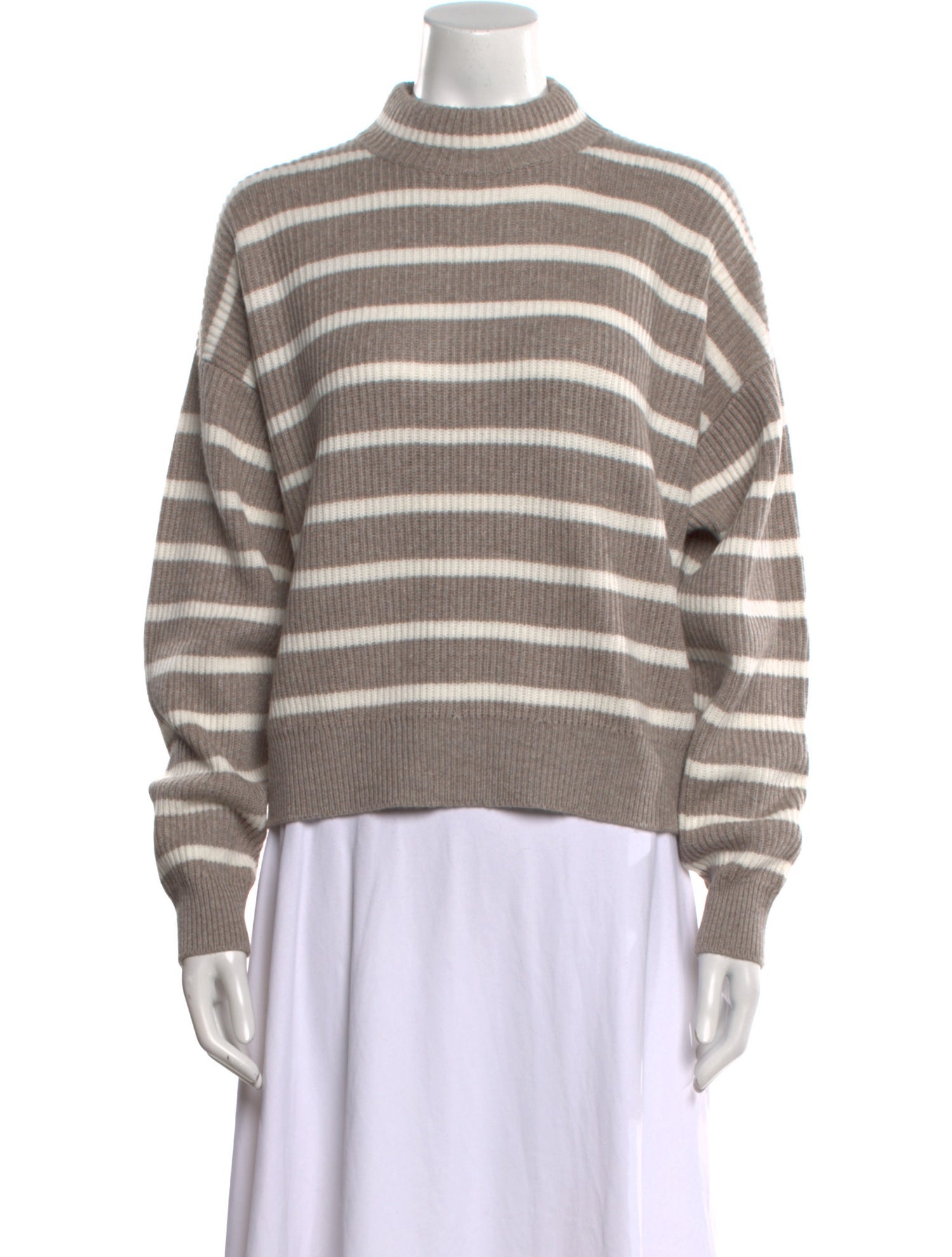 Brunello Cucinelli Cashmere Striped Sweater w/ Tags