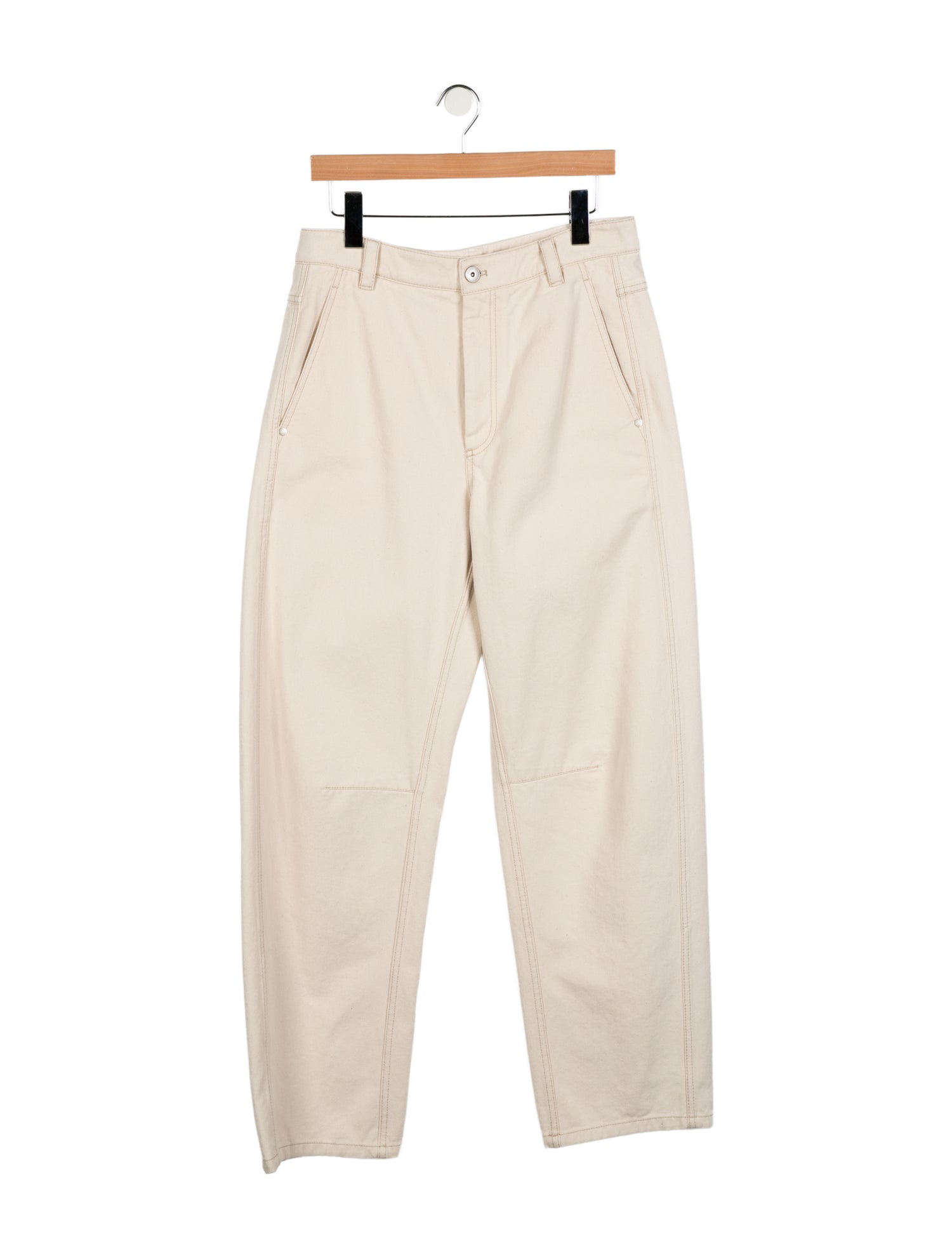 Brunello Cucinelli High-Rise Straight Leg Jeans