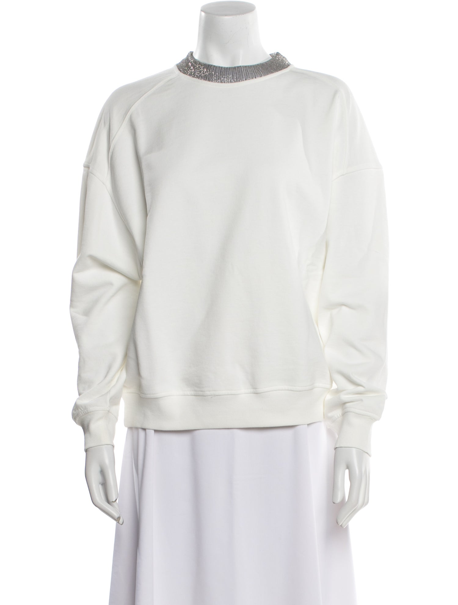 Brunello Cucinelli Mock Neck Long Sleeve Sweatshirt w/ Tags