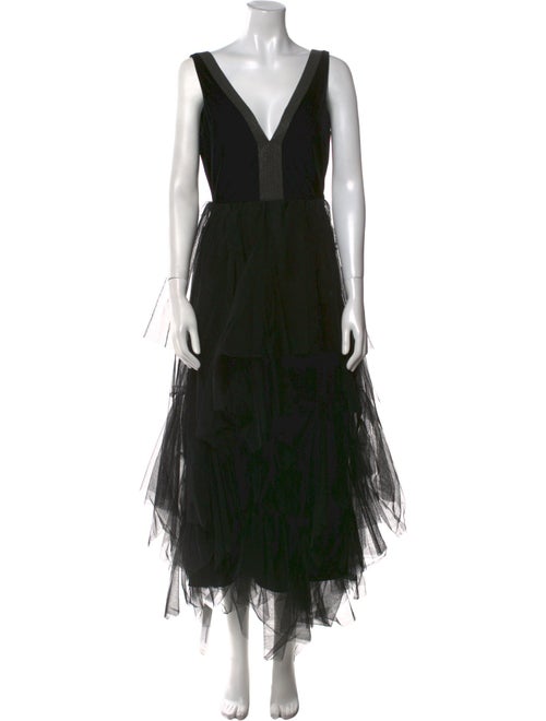 Brunello Cucinelli Printed Midi Length Dress