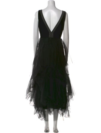 Brunello Cucinelli Printed Midi Length Dress