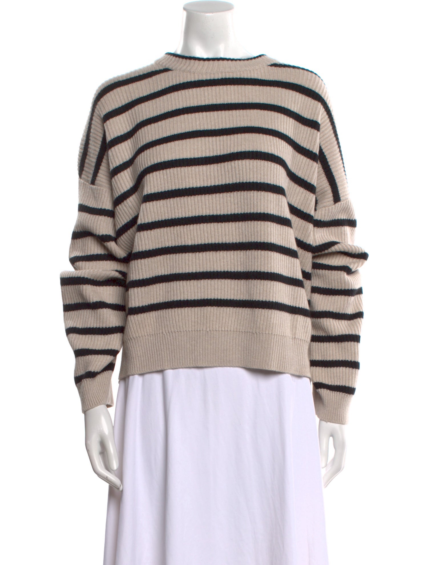 Brunello Cucinelli Cashmere Striped Sweater w/ Tags