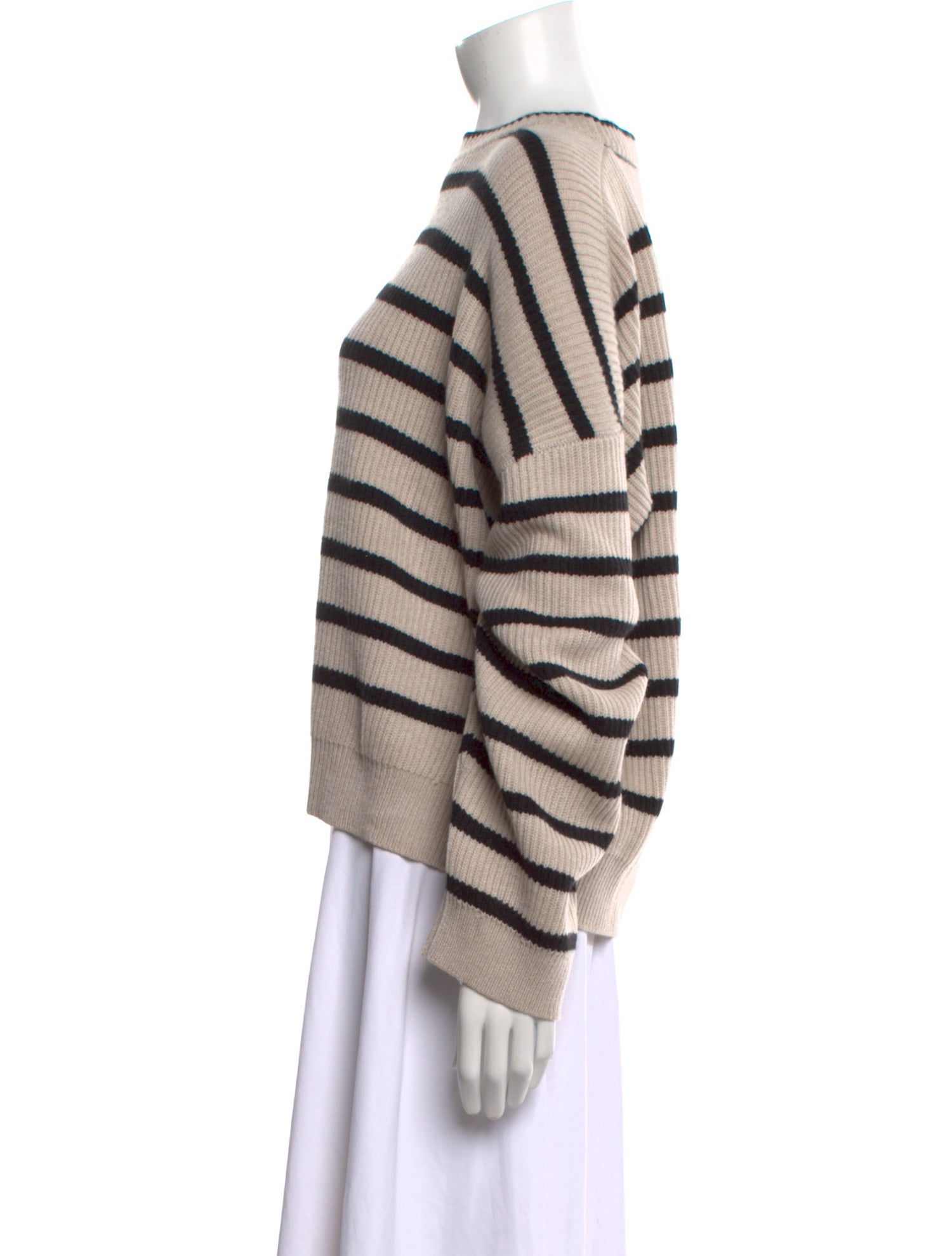 Brunello Cucinelli Cashmere Striped Sweater w/ Tags