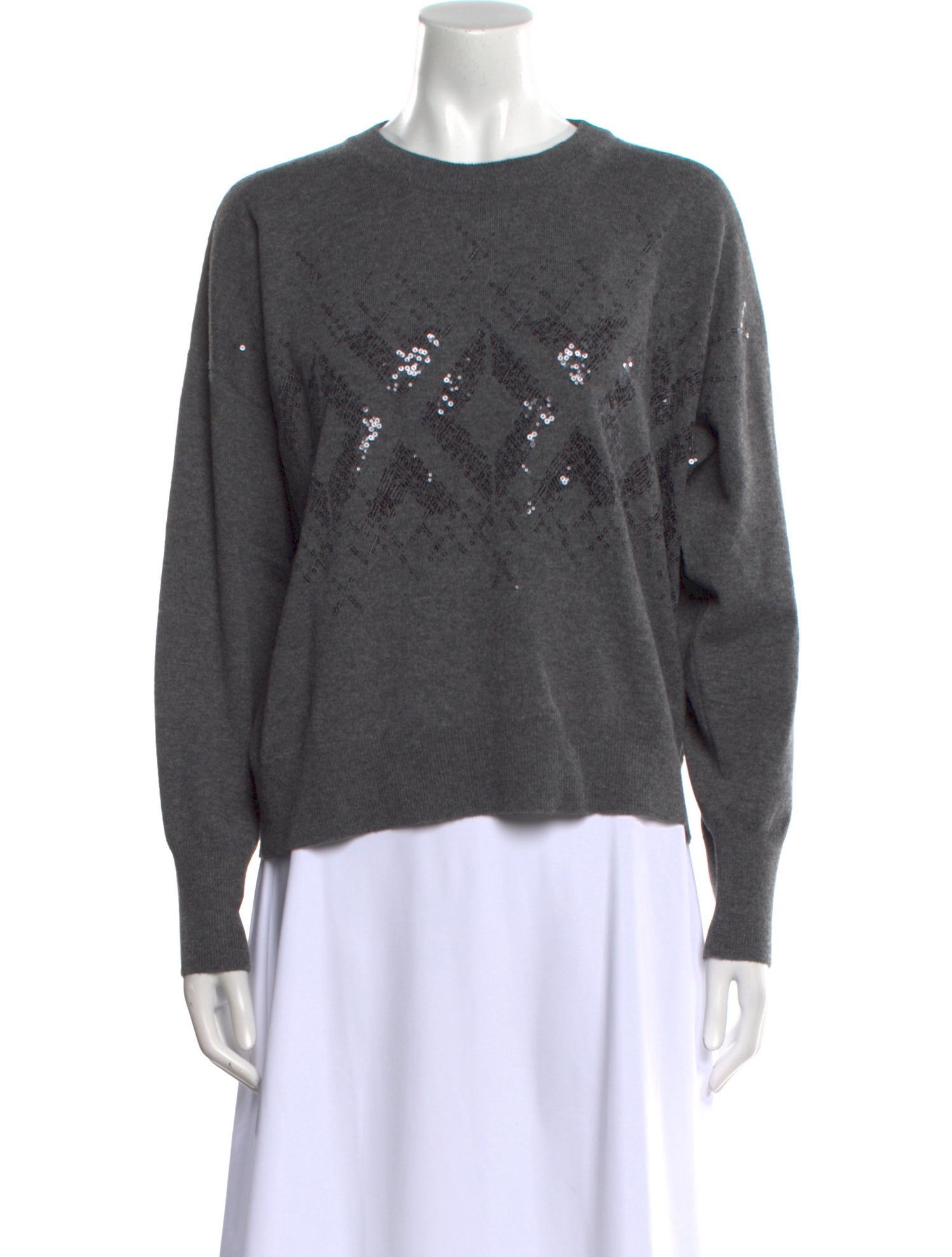 Brunello Cucinelli Wool Crew Neck Sweater