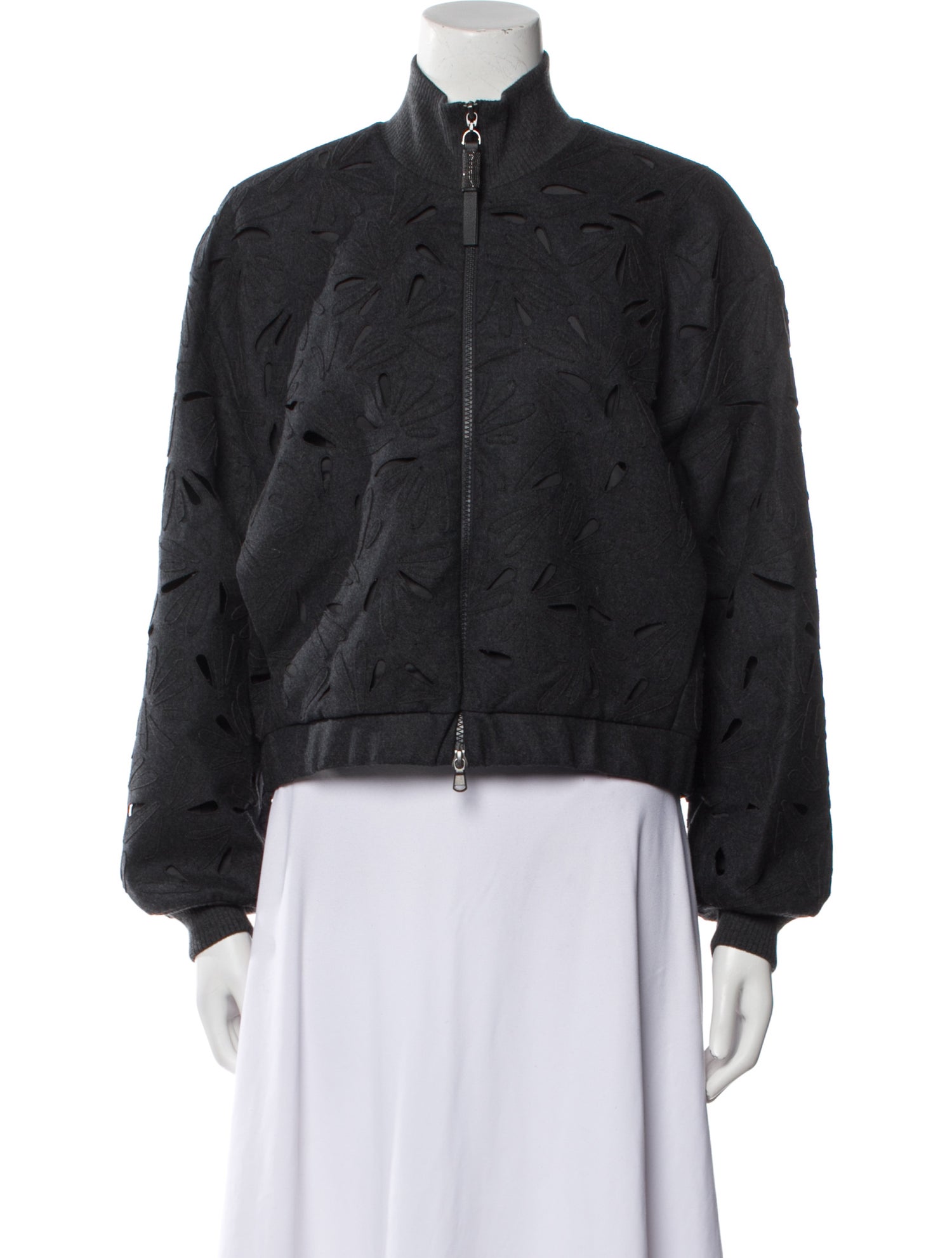 Brunello Cucinelli Virgin Wool Bomber Jacket w/ Tags