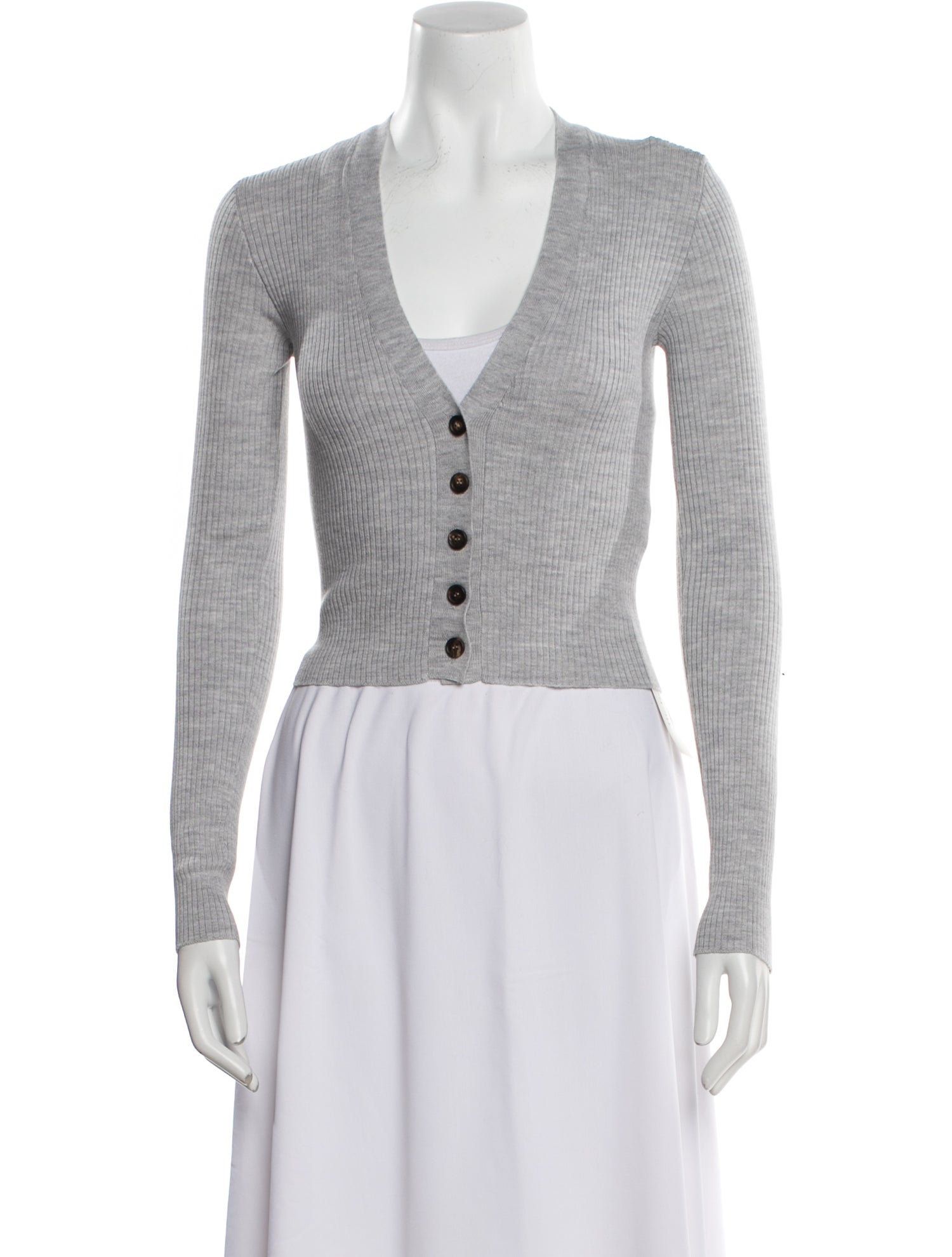 Brunello Cucinelli Virgin Wool V-Neck Sweater w/ Tags