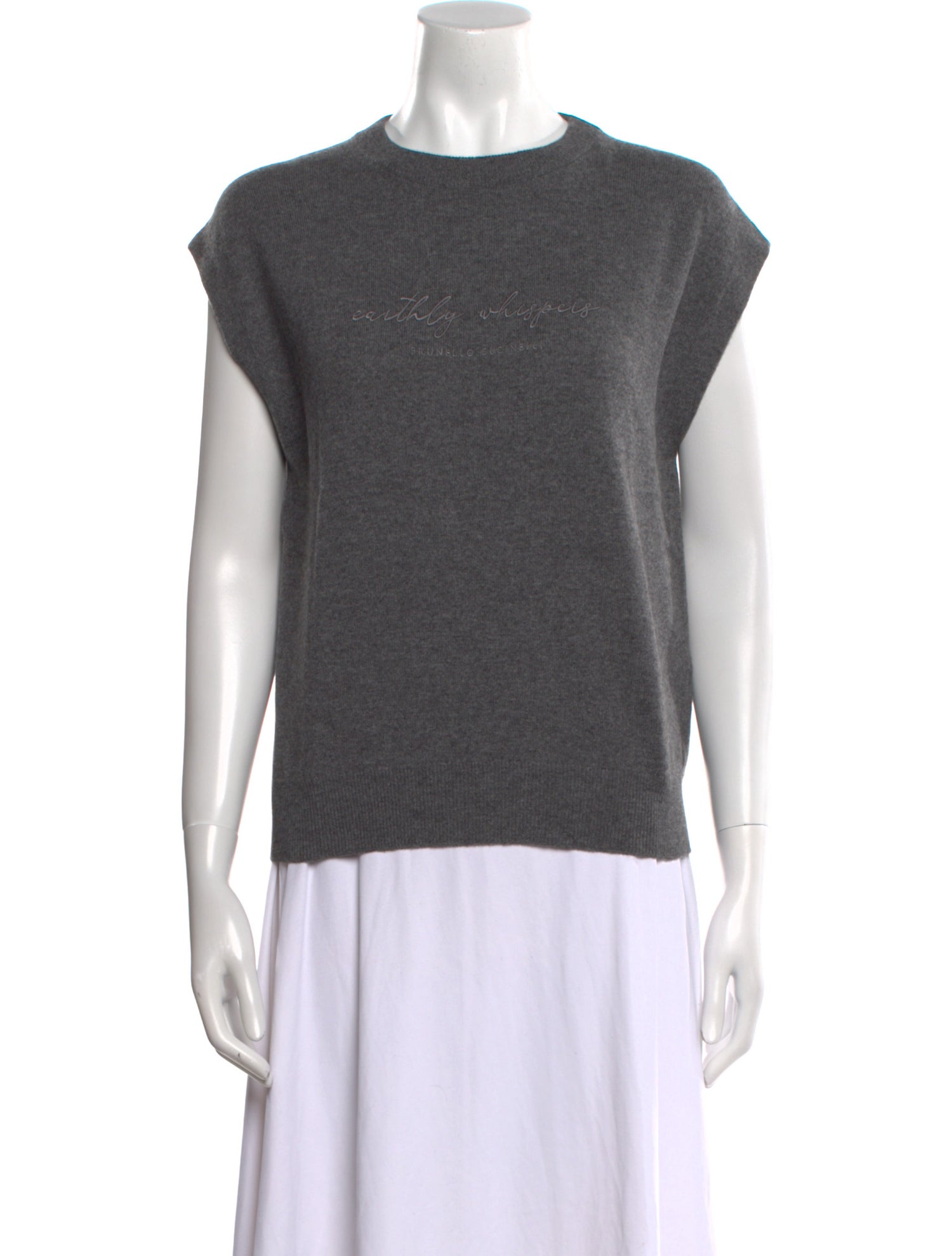 Brunello Cucinelli Virgin Wool Crew Neck Sweater w/ Tags